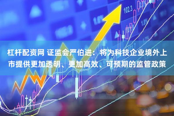 杠杆配资网 证监会严伯进：将为科技企业境外上市提供更加透明、更加高效、可预期的监管政策